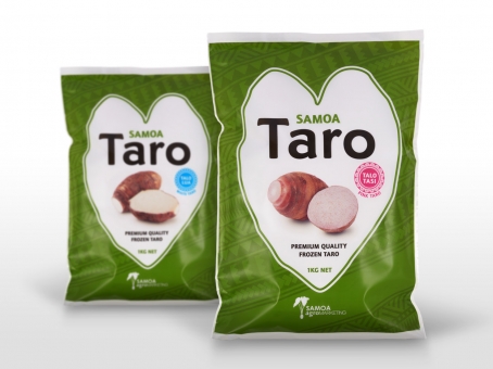 Samoa Taro packaging