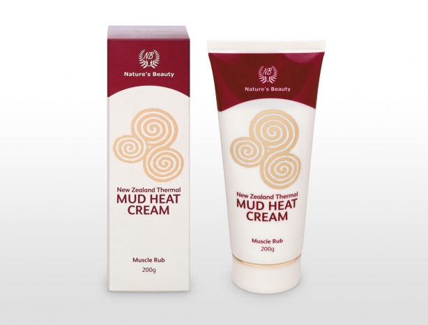 Nature’s Beauty Thermal Mud skincare packaging