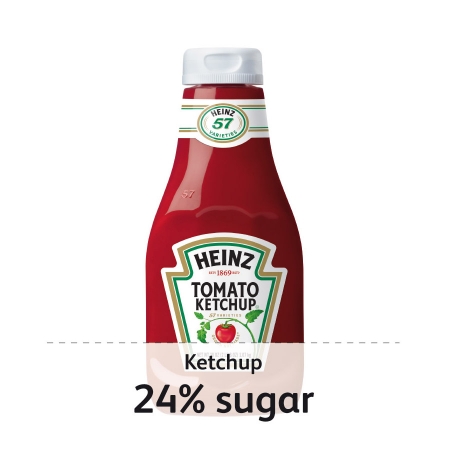 food label info ketchup