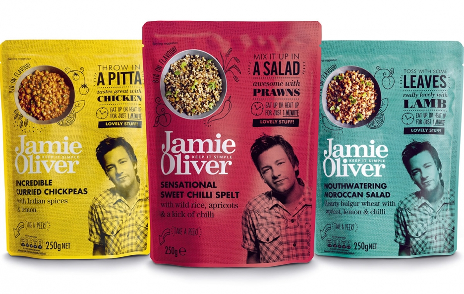 Celeb Packaging Jamie Oliver